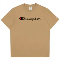 Koszulki męskie - Koszulka męska Champion SS Tee beżowa 220256 MS091 XL - miniaturka - grafika 1