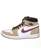 Trampki męskie - Air Jordan Skórzane sneakersy "1 Zoom" w kolorze biało-beżowo-czerwonym - miniaturka - grafika 1
