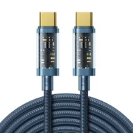Kable USB - Joyroom kabel przewód USB Typ-C - USB Typ-C 100W 2m niebieski S-CC100A20 - miniaturka - grafika 1