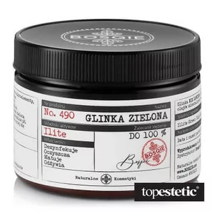 Bosqie Bosqie Green Clay No.490 Glinka zielona 150 g - Maseczki do twarzy - miniaturka - grafika 1