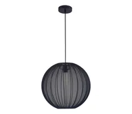 Lampy sufitowe - Żyrandol na lince SENSAI 1xE27/20W/230V śr. 40 cm czarne - miniaturka - grafika 1