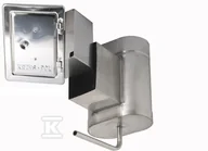 Kominy i akcesoria - Wyczystka drzwi owal 120x200 0,5mm do kotłów na pellet - miniaturka - grafika 1