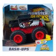 Samochody i pojazdy dla dzieci - Hot Wheels. Monster Trucks Pojazd z kraksą Mattel - miniaturka - grafika 1
