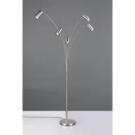 Lampy stojące - Podłogowa lampa do salonu MARLEY 412400507 Trio tuby sople srebrna - miniaturka - grafika 1