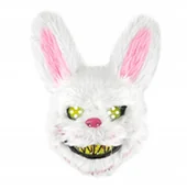 Dodatki do strojów karnawałowych - Maska LED Halloween Królik 25x32cm IMPREZA HALLOWEEN STRASZNE DEKORACJE - miniaturka - grafika 1