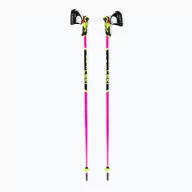 Kijki narciarskie - Kije narciarskie dziecięce LEKI WCR Lite SL 3D różowe 65265852100  120 cm - miniaturka - grafika 1