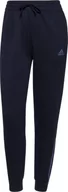 Spodnie męskie - Spodnie damskie adidas Essentials 3-Stripes Pants granatowe H07806-L - miniaturka - grafika 1