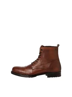 Bestseller A/S Męskie buty sznurowane Jfwshaun, koniak, 43 EU - Półbuty męskie - miniaturka - grafika 1