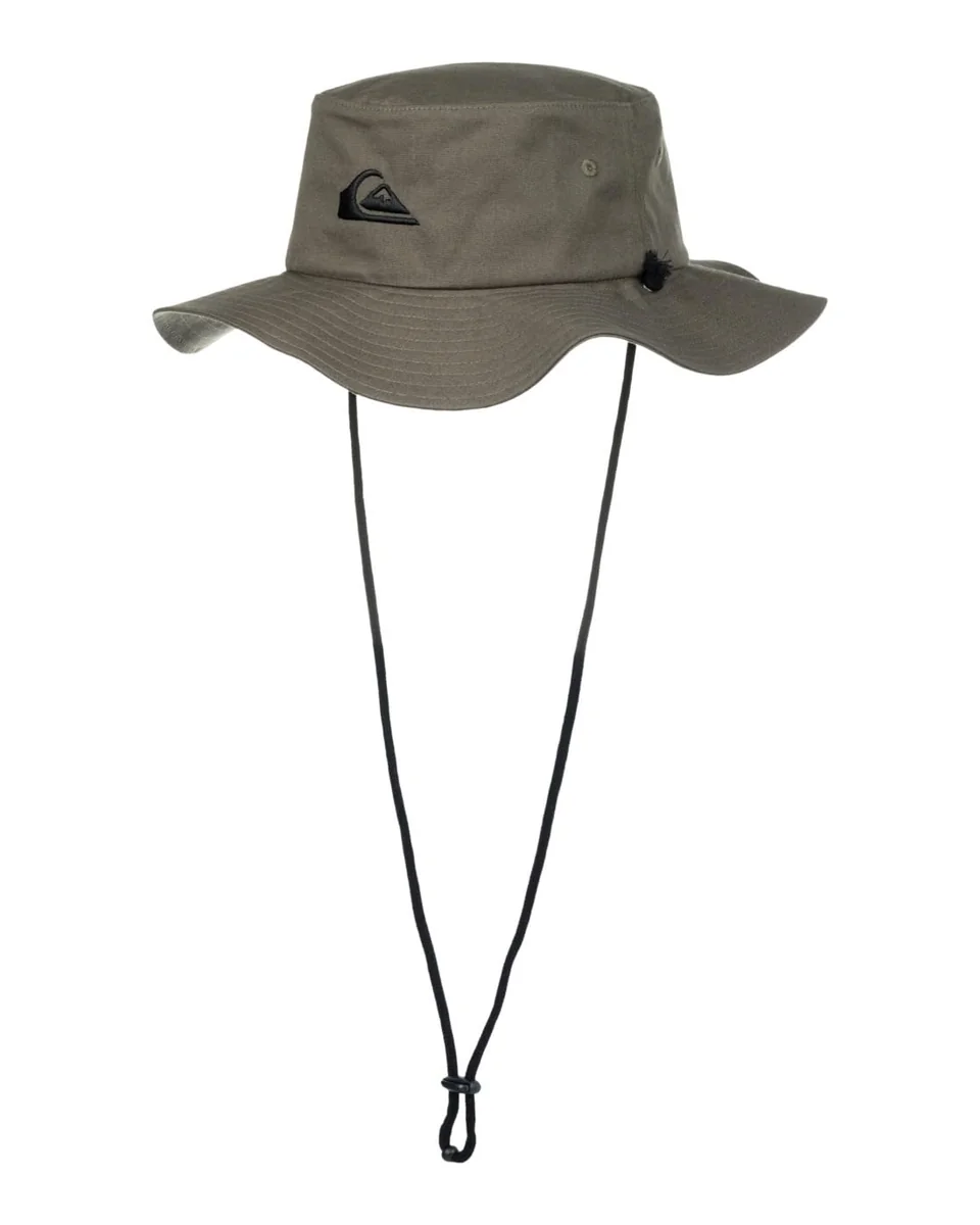 Quiksilver Mężczyźni Bushmaster AQYHA03314 Kapelusz, Ciemnozielony, L-XL