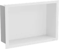 Półki łazienkowe - Mexen X-Wall-R półka wnękowa z kołnierzem 30 x 20 cm, biała - 1920302010 - miniaturka - grafika 1