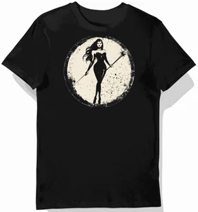 Koszulka męska czarna z nadrukiem magicznej różdżki Zatanny 6831 XL - Koszulki męskie - miniaturka - grafika 1