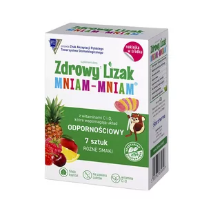Starpharma Zdrowy Lizak z Witaminami 7 szt + Naklejka w Środku 5907763674316 - Witaminy i minerały - miniaturka - grafika 2