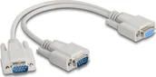 Kable komputerowe i do monitorów - DeLOCK 67160, Beige, 0.3 m, DB-9, Female, Male, Straight - miniaturka - grafika 1