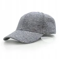 Czapki i chusty sportowe męskie - Czapka z daszkiem bejsbolówka GRANATOWA melanż Pako Jeans - miniaturka - grafika 1