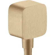 Akcesoria do armatury i ceramiki - Axor ShowerSolutions przyłącze kątowe węża Softsquare brąz szczotkowany 36731140 - miniaturka - grafika 1