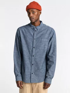 Koszulki dla chłopców - Element BOLD CHAMBRAY BLUE CHAMBRAY koszulka z długim rękawem męska - M - grafika 1