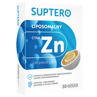 Witaminy i minerały - Suptero Liposomalny Cynk Zn, 30 kapsułek - miniaturka - grafika 1