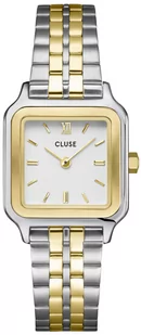 Zegarek Zegarek Cluse CW11801 Gracieuse Petite White Silver Gold - Zegarki damskie - miniaturka - grafika 1