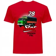 Koszulki męskie - Koszulka męska z nadrukiem STAR 28 kultowe ciężarówki PRL XS - miniaturka - grafika 1