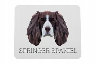Springer spaniel geometryczny Podkładka pod mysz - Podkładki pod mysz - miniaturka - grafika 1