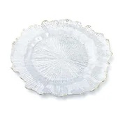 Talerze - Talerz BLANCHE CLEAR 33 x 33 x 2 cm - miniaturka - grafika 1