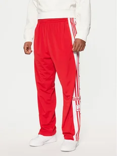 adidas Spodnie dresowe Adibreak JP3765 Czerwony Regular Fit - Spodnie sportowe męskie - miniaturka - grafika 1