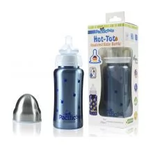 Pacific Baby Termobutelka 200 ml, 3w1 - błękitna PB212 - Butelki dla niemowląt - miniaturka - grafika 1