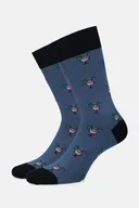 Skarpetki męskie - Skarpety Niebieskie w Drinki - miniaturka - grafika 1