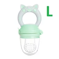 Gryzaki dla dzieci - Gryzak smoczek do podawania pokarmu na owoce i warzywa BLW MIĘTOWA ŚWINKA L - miniaturka - grafika 1