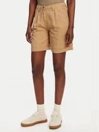 Spodenki damskie - Robe di Kappa Szorty materiałowe Yvonne Light Linnen 62124LW Beżowy Regular Fit - miniaturka - grafika 1