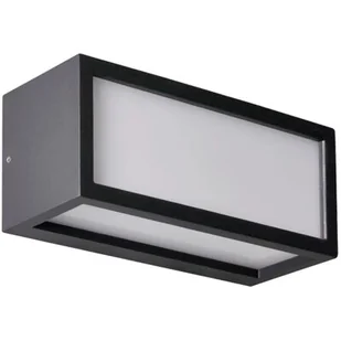 Sanico Mito 320018 kinkiet zewnętrzny oprawa elewacyjna 1x12W E27 IP54 czarny - Lampy ogrodowe - miniaturka - grafika 1