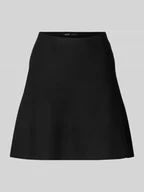 Spódnice - Spódnica mini o rozkloszowanym kroju z efektem prążkowania model ‘COCO’ - miniaturka - grafika 1