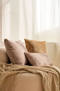 Różowo-beżowy zestaw 3 poduszek dekoracyjnych Teli - Poduszki dekoracyjne - miniaturka - grafika 1