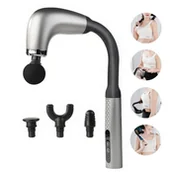 Masażery - Pistolet Do Masażu Pleców Masażer Karku Mięśni Ciała 9 Trybów Na Usb - miniaturka - grafika 1