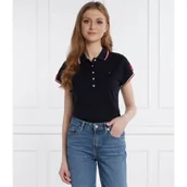 Koszulki i topy damskie - Tommy Hilfiger Polo | Regular Fit - miniaturka - grafika 1