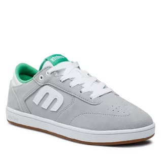 Buty dla chłopców - Sneakersy Etnies - Windrow 4301000146 Grey/White/Green - grafika 1