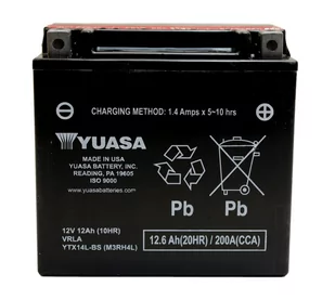 YUASA BATTERY SALES (UK) LTD Akumulator YUASA BATTERY SALES (UK) LTD YB12A-A - Akumulatory motocyklowe - miniaturka - grafika 1