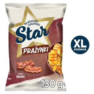 Star Chips STAR PRAŻYNKI BEKONOWE 130G zakupy dla domu i biura 25079773 - Inne przekąski suche - miniaturka - grafika 1