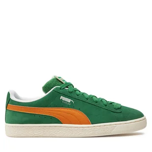 Sneakersy Puma Suede Patch 395388-01 Zielony - Sneakersy męskie - miniaturka - grafika 1