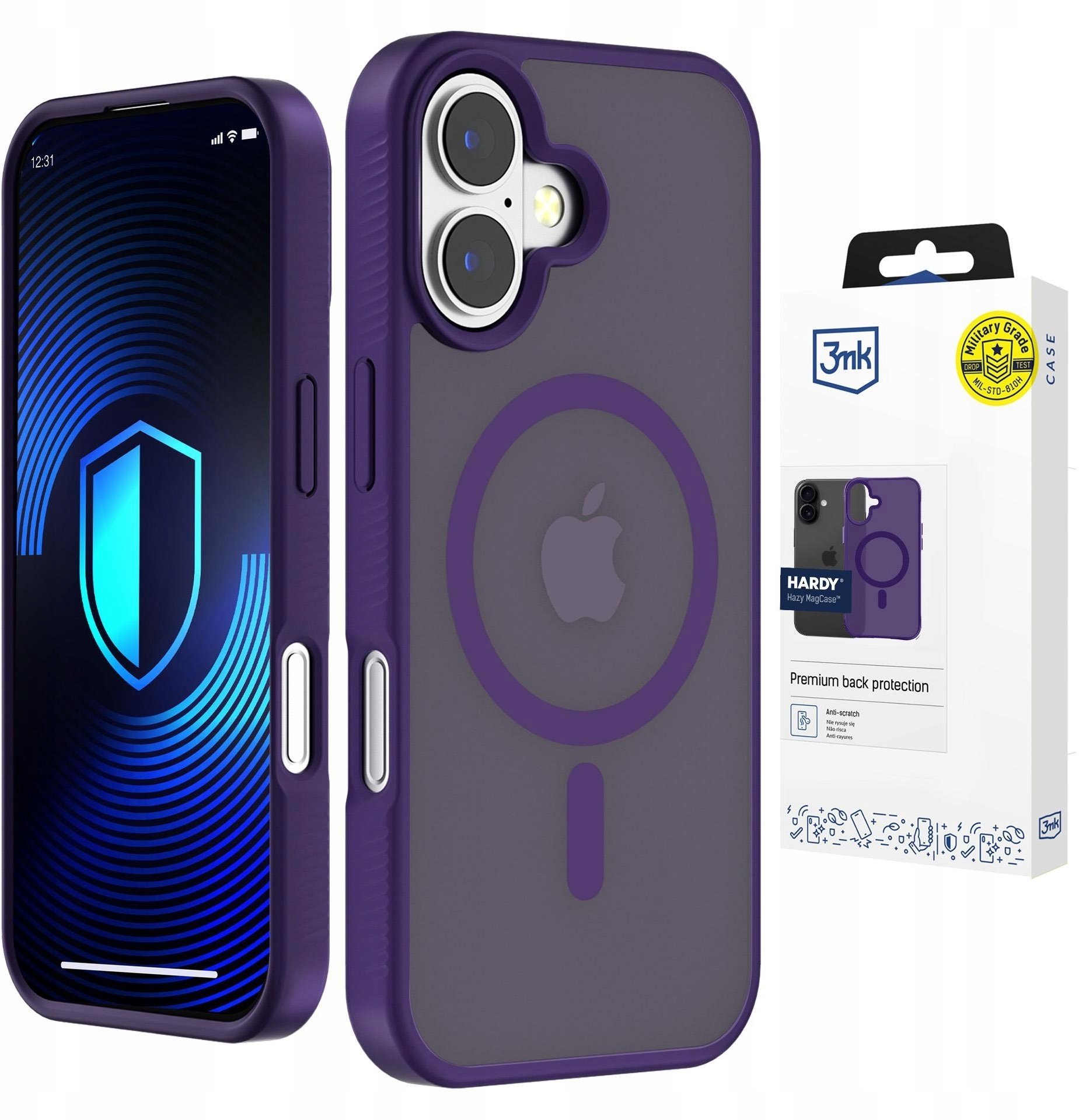 3MK Apple iPhone 17 - 3mk Hardy Hazy MagCase Purple