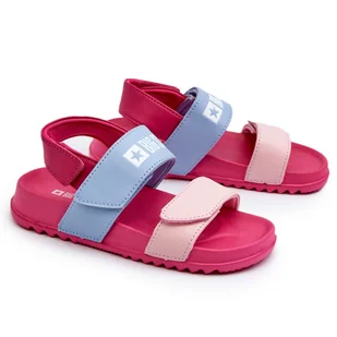 Lekkie Sandały Dla Dziewczynki Big Star NN374527 Różowe - Buty dla dziewczynek - miniaturka - grafika 1