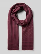 Apaszki i szaliki damskie - Szal ze wzorem z logo - miniaturka - grafika 1