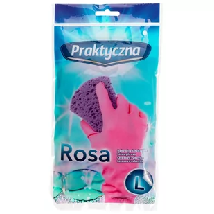 RĘKAWICE LATEKSOWE ROSA - PRAKTYCZNA - L kod: 4PF-REK-5561 - Inne artykuły do sprzątania - miniaturka - grafika 1