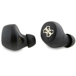 Guess słuchawki Bluetooth GUTWSP4EGP TWS + stacja dokująca ENC różowy/pink 4G Metal - Słuchawki - miniaturka - grafika 5