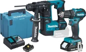 Zestawy elektronarzędzi - Zestaw elektronarzędzi Sourcing MAKITA.COMBO 18V DLX2454AJ DDF483+DHR171 2x2.0Ah - miniaturka - grafika 1