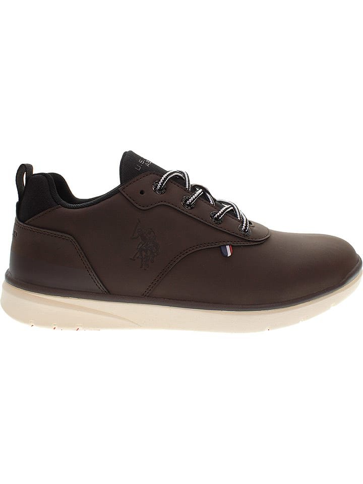 U.S. Polo Assn. Sneakersy w kolorze brązowym