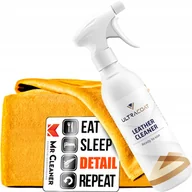 Kosmetyki samochodowe - Ultracoat Leather Cleaner Środek Do Czyszczenia Tapicerki Skórzanej 0,5L - miniaturka - grafika 1