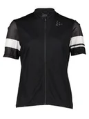 Koszulki sportowe damskie - Craft Koszulka kolarska "Core Endur" w kolorze czarno-białym - miniaturka - grafika 1