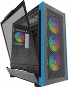Obudowy komputerowe - AQIRYS Obudowa do komputera SARGAS black - miniaturka - grafika 1