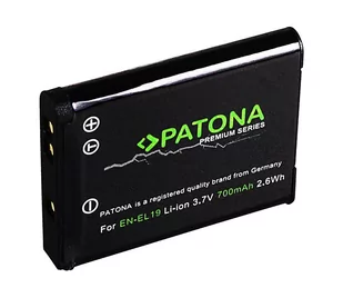 PATONA - Akumulator Nikon EN-EL19 700mAh Li-Ion Premium - Ładowarki i akumulatory - miniaturka - grafika 1